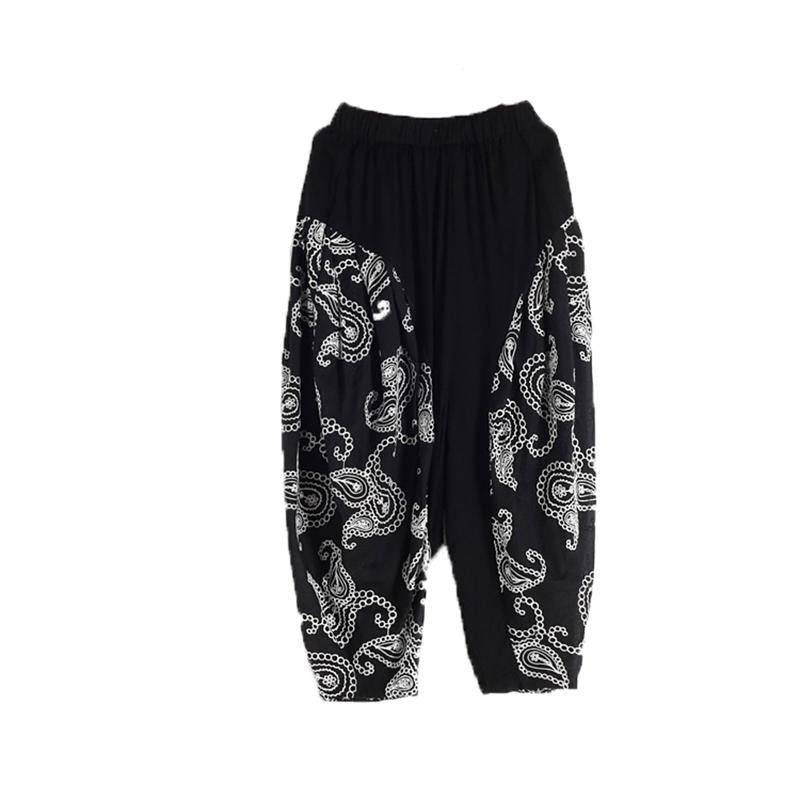 Buykud Casual Loose Embroidery Soft Comfortable Bloomers