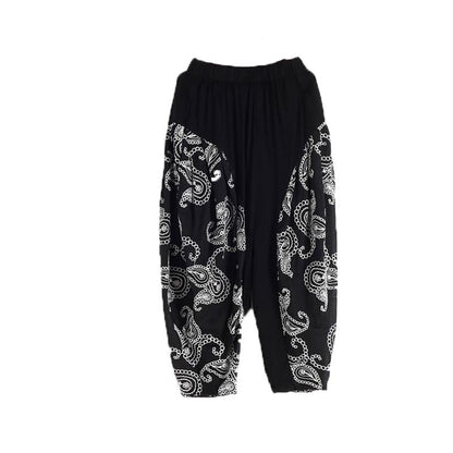 Buykud Casual Loose Embroidery Soft Comfortable Bloomers