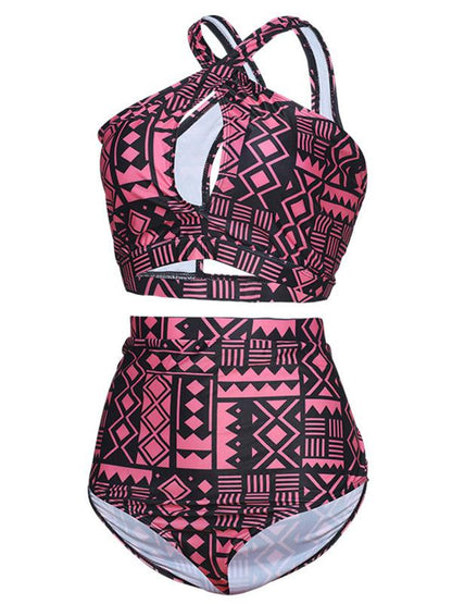 Cross Plus Size Bikini Swimsuit