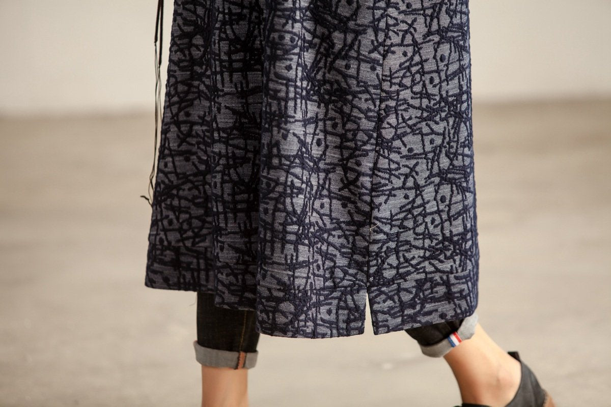 Casual Round Neck Long Sleeve Women Autumn Winter Dress