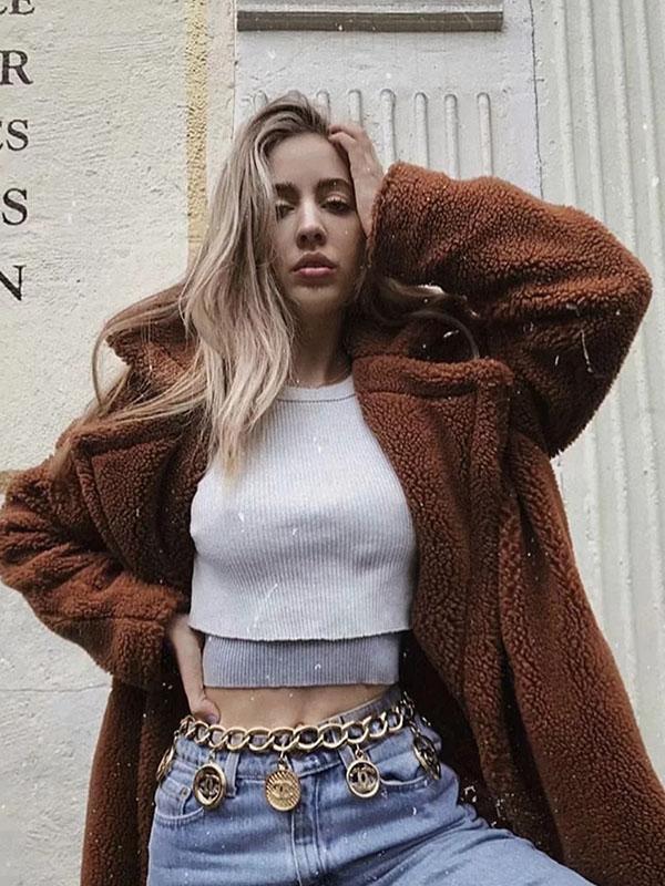 Vintage Long Sleeves Coat Jacket