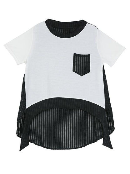 Asymmetric Split-joint T-Shirt