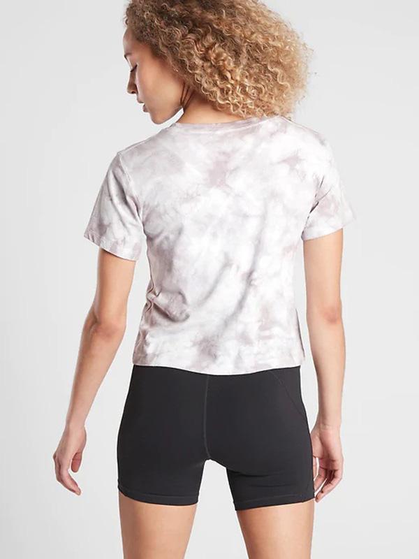 Casual Tie-Dyed Sports Tees