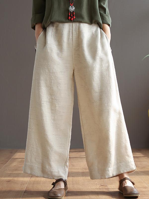 National Wide-leg Loose Pants