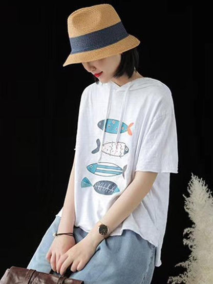 Loose Fresh Printed Animals T-Shirt
