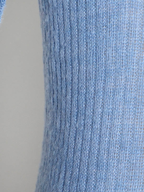 Simple Solid Color High-Neck Long Sleeves Knitwear