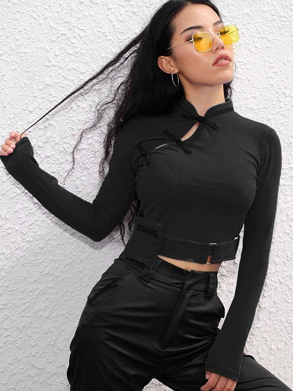 Personality Vintage Bodycon T-Shirts Tops