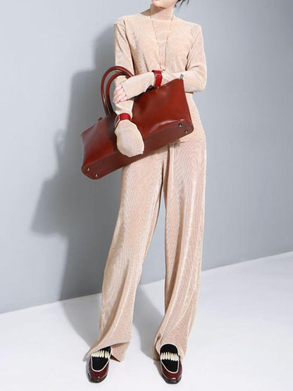 Retro Loose Wide-leg Pants