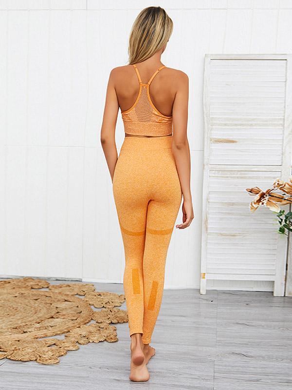 Seamless Tank&Fitness Leggings Suits