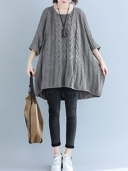 Casual Batwing Knitting Sweater