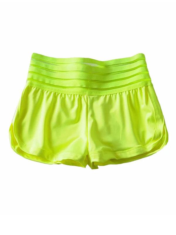 Wrap Hollow Solid Pockets Sports Shorts