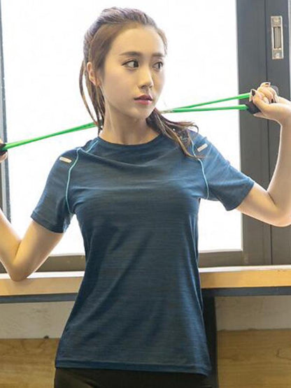 Short Sleeve Round Neck Sport Tees