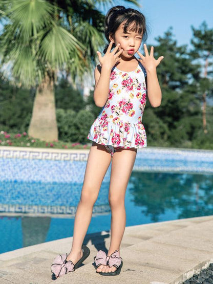 AONIHUA Lovely Bowknot Princess Swimwear