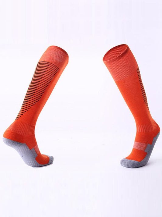 Striped Sports Knee High Socks