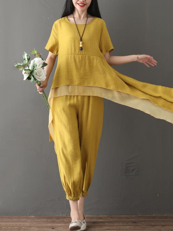 Loose Irregular Split-joint Suits