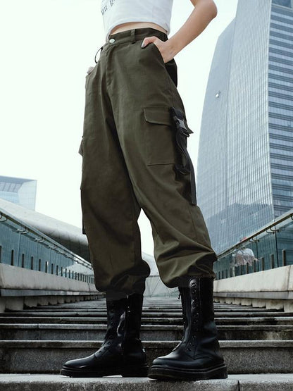 Casual Loose Harem Pockets Athletic Pants