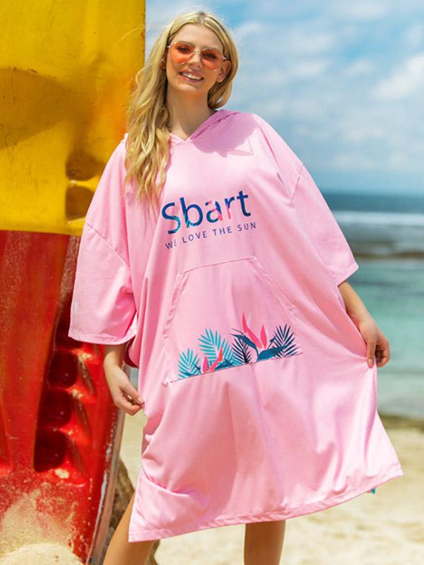 Quick-Drying Sunscreen Swim Diving Bathrobe Beach Cape