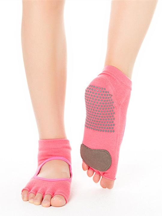 Open-backed Five-finger Yoga Socks