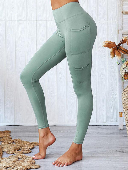 Solid Empire With Packets Leggings