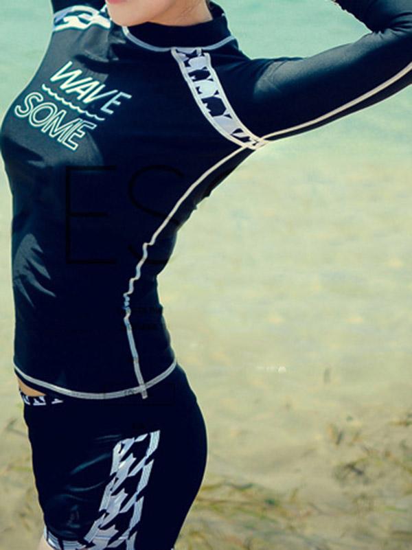 Long Sleeves Plus Size Tankinis