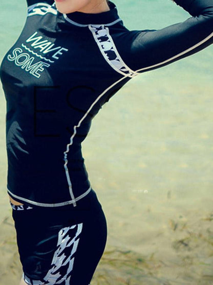 Long Sleeves Plus Size Tankinis