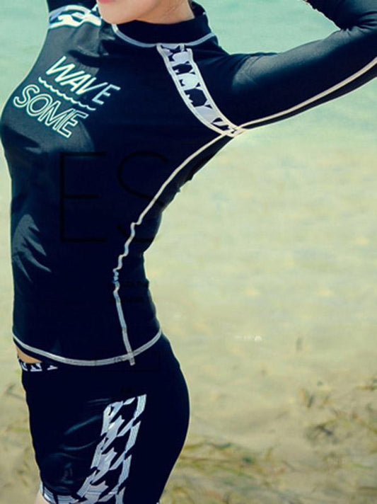 Long Sleeves Plus Size Tankinis