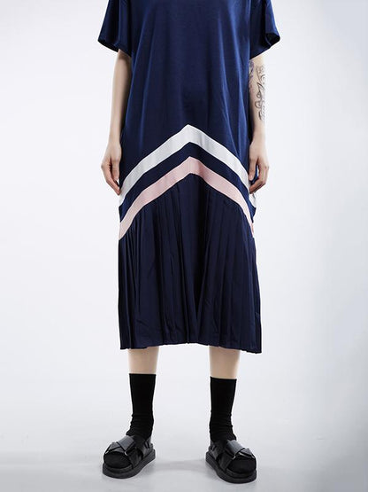 Ruffled Short Sleeves Long Dress