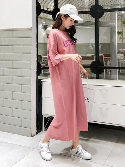 Super Loose Split-side Long Dress