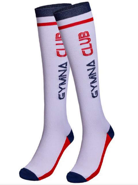 Letter Color Block Athletic Socks