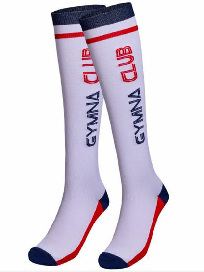 Letter Color Block Athletic Socks