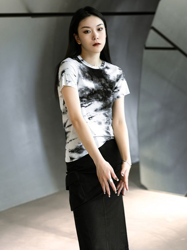 Original Tie-Dyed Short Sleeve T-Shirts Tops