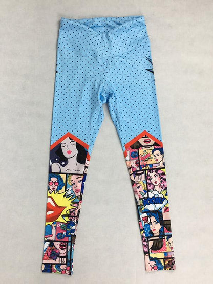 Fashion Floral Printed Fitness Yoga Legging