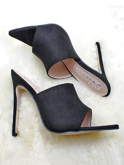 Peep Toe 5 Colors Sandal High Heels