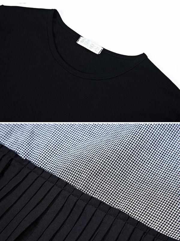 2019 Spring New Loose Split-joint Dress