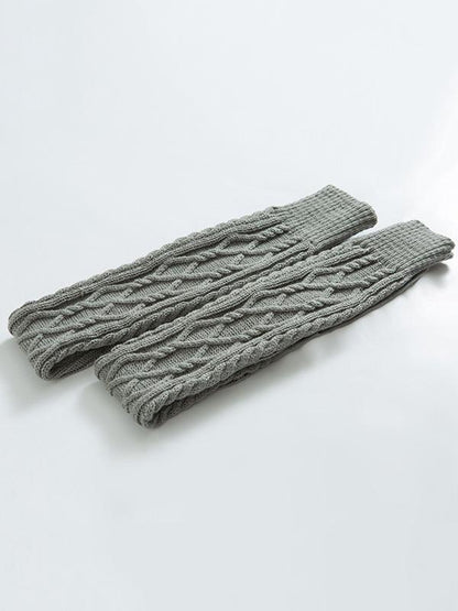 Knitting Over Knee-high 4 Colors Stocking