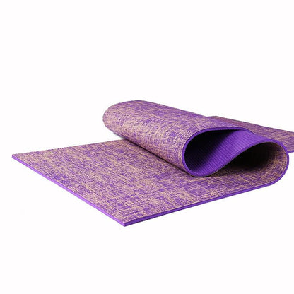 Flax Eco-Friendly Breathable Non-Slip Odorless Exercise Yoga Mats