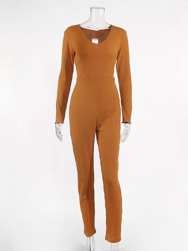 Sexy Solid Yoga Jumpsuits