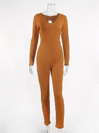 Sexy Solid Yoga Jumpsuits