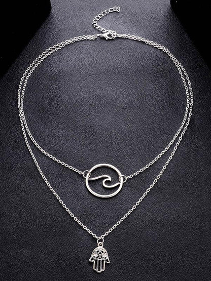 Alloy Silver Fashion Necklaces Accessories