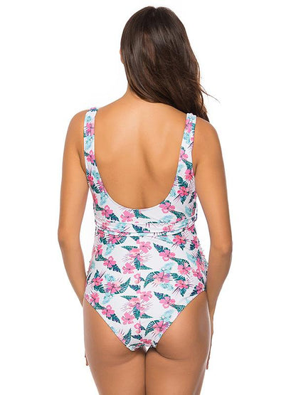 Floral Maternity One Piece Swimsuit
