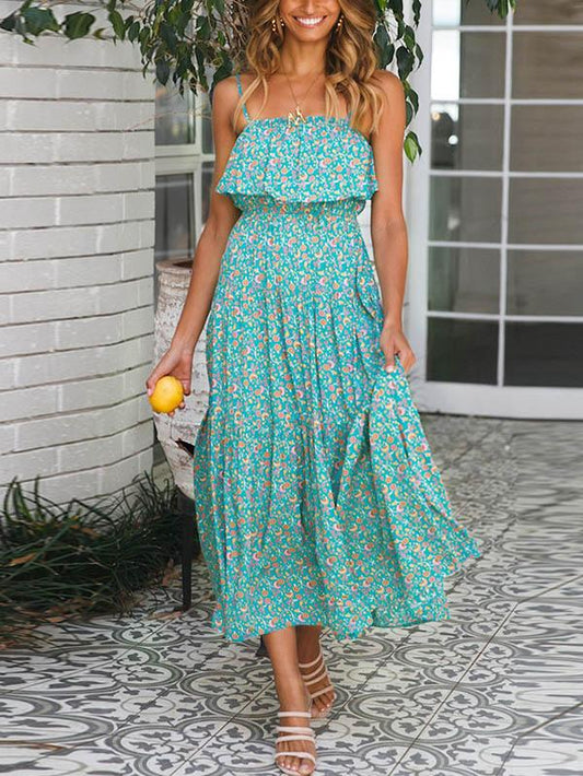 New Bohemian floral dress