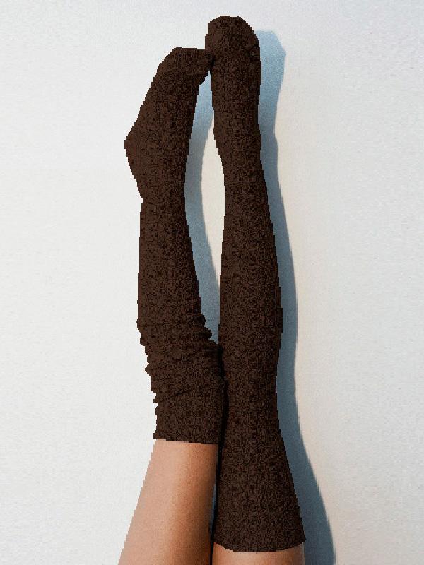 Knitting Over Knee-high 5 Colors Stocking