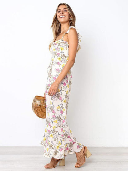 Bohemia Backless 3 Colors Wide Leg Jumpsuits
