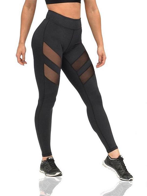 Hollow See-through Plus Size Leggings