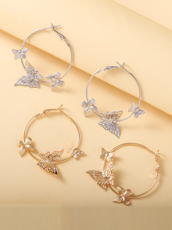 Original Statement Butterfly Shape Geometric Earrings