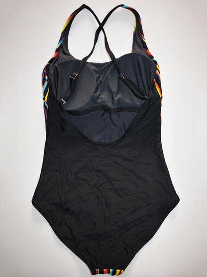 Pinstripes One-piece Swimwear