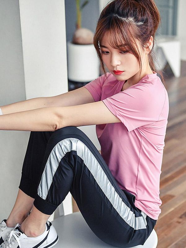 Solid Quick Dry Breathable Sports Tees