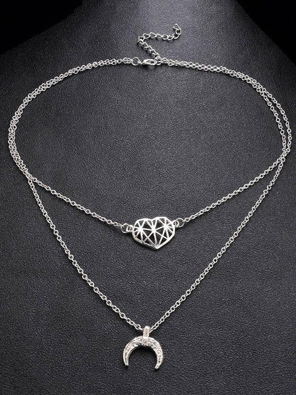 Hollow Moon Necklaces Accessories
