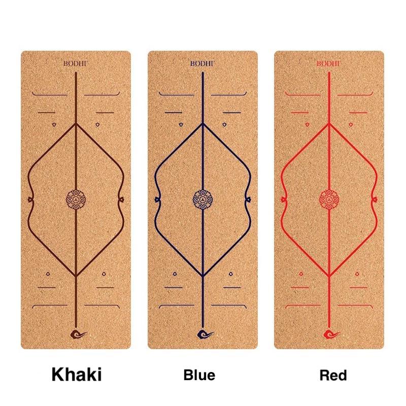 Natural Cork Fitness Gym Sports Absorb Sweat Yoga Mat