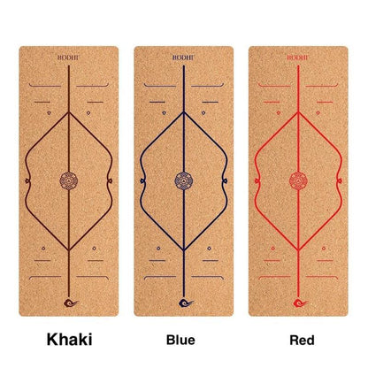 Natural Cork Fitness Gym Sports Absorb Sweat Yoga Mat